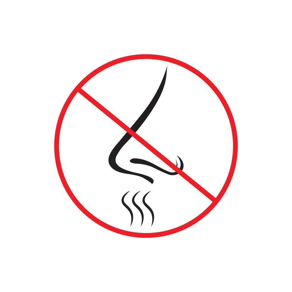 No Odor Warning Sign Ensure Freshness and Cleanliness in Designated Areas vector