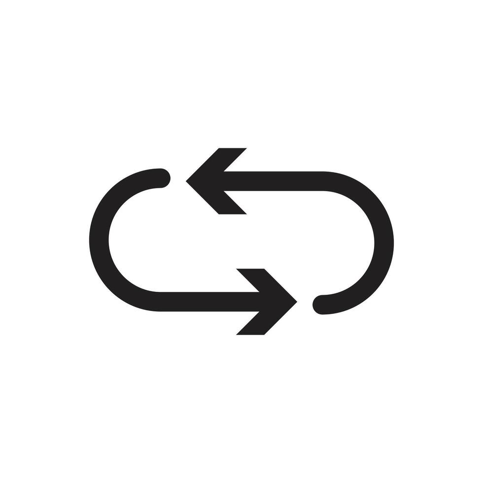 Refresh Button Icon Ideal for Digital Interfaces and User Experience vector