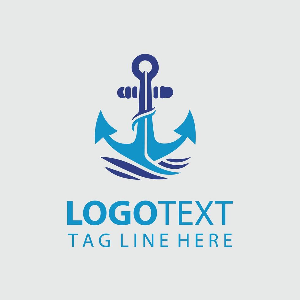 Anchor Logo Illustrations vector