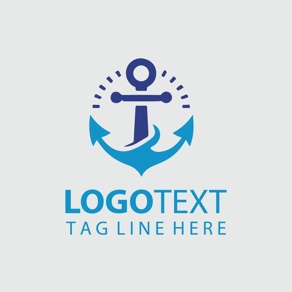 Anchor Logo Illustrations vector