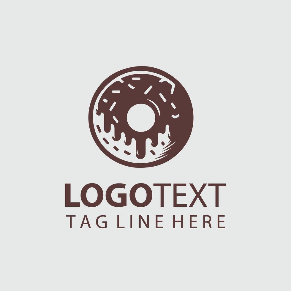 Donut Logo Illustrations vector