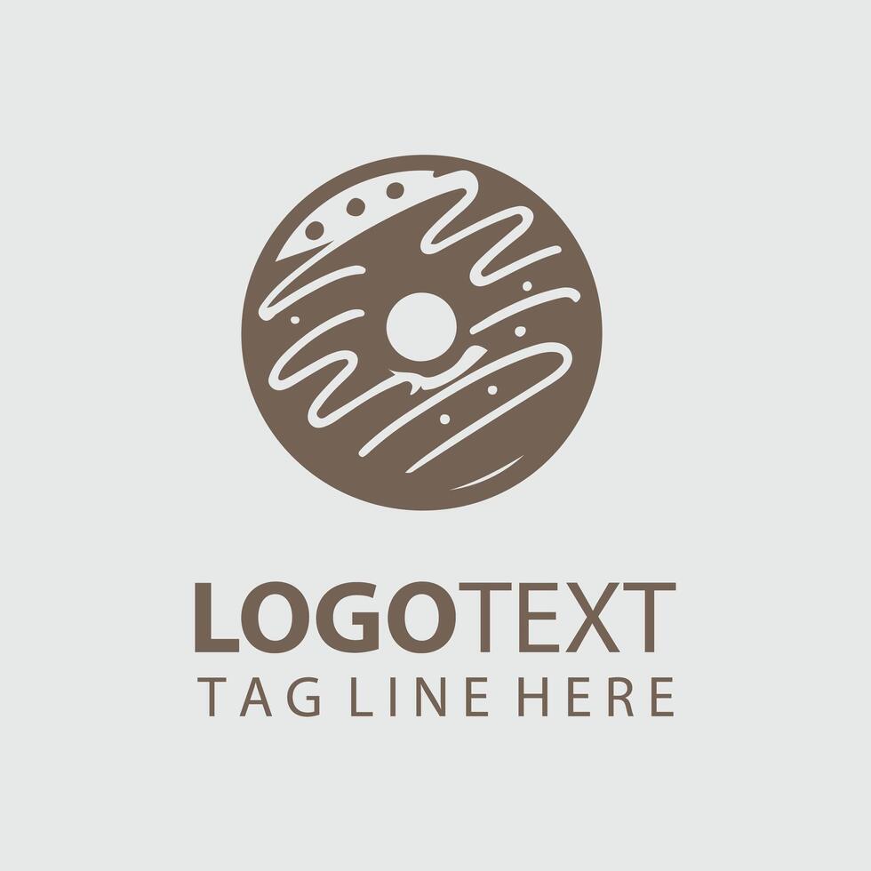 Donut Logo Illustrations vector