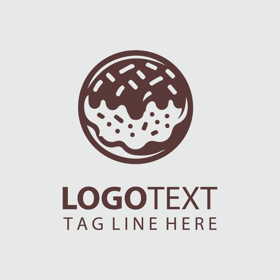 Donut Logo Illustrations vector
