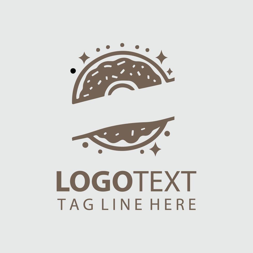 Donut Logo Illustrations vector