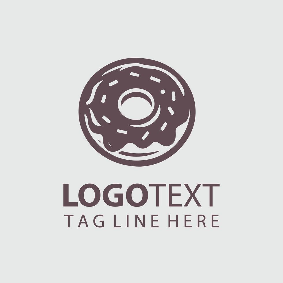 Donut Logo Illustrations vector