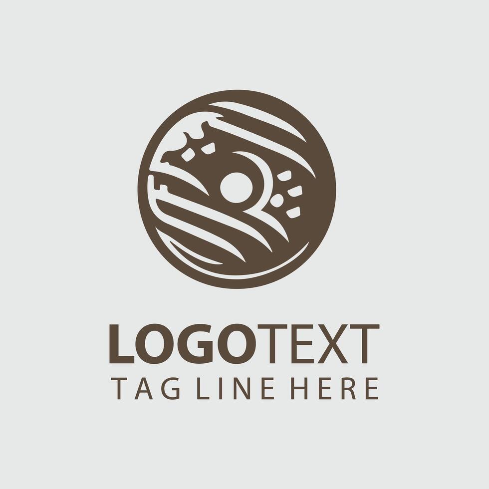 Donut Logo Illustrations vector