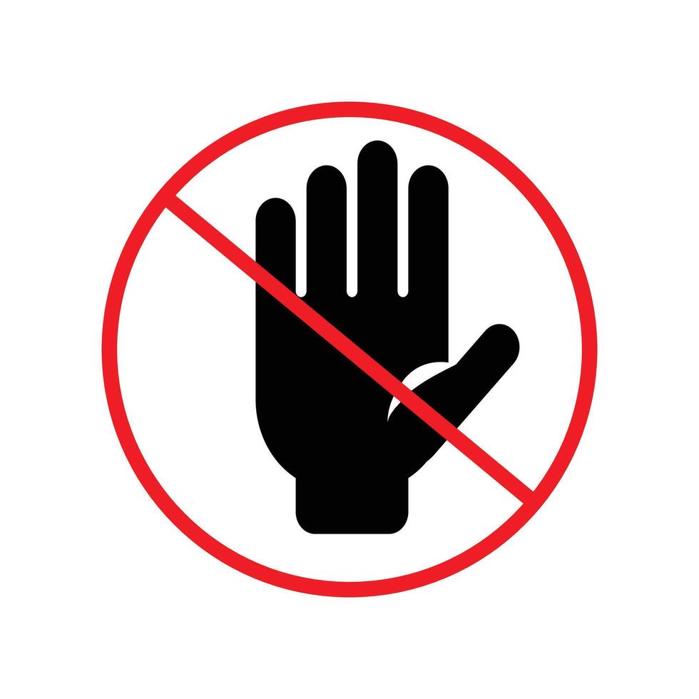 Use this universal stop sign for traffic control, warning messages, and safety regulations to prevent hazards and ensure public safety. vector