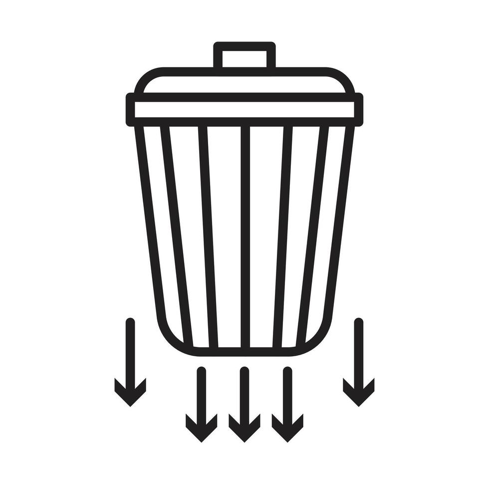 Waste Reduction Emblem Promoting Eco-Friendly and Sustainable Practices vector