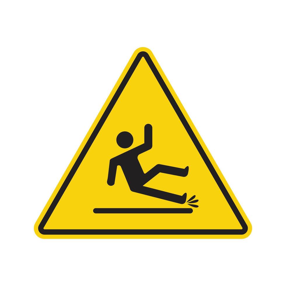 Wet Floor sign vector