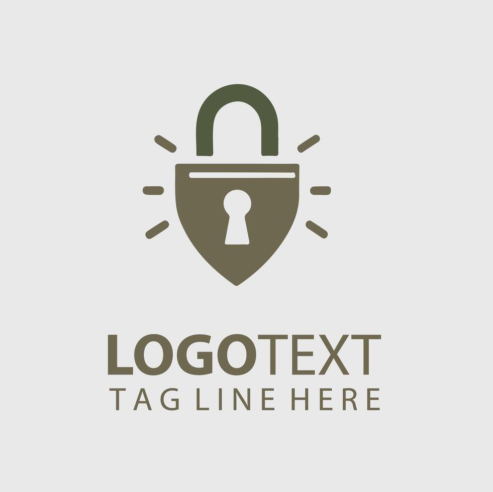 Lock Logo Illustrations vector