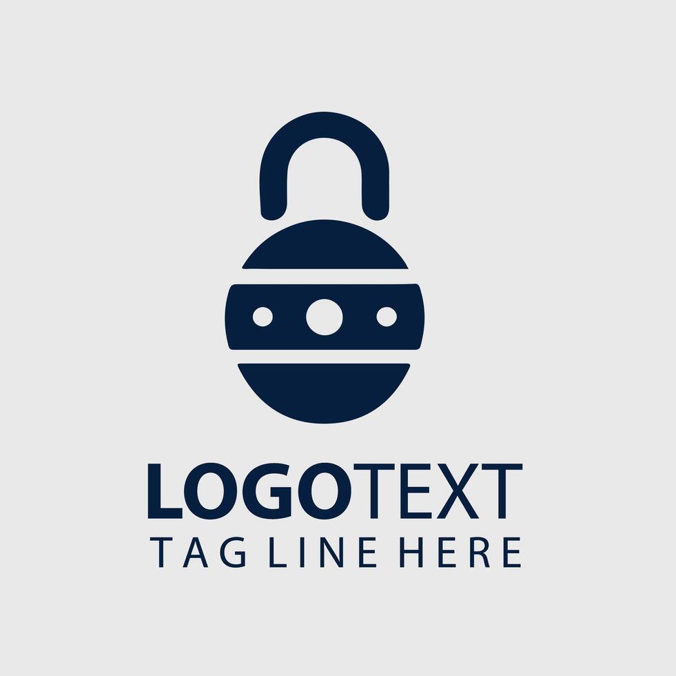 Lock Logo Illustrations vector