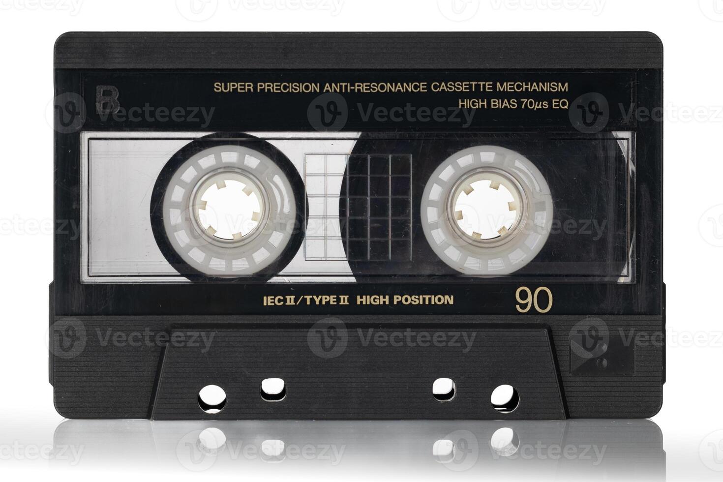 Black High Bias Audio Cassette Tape photo