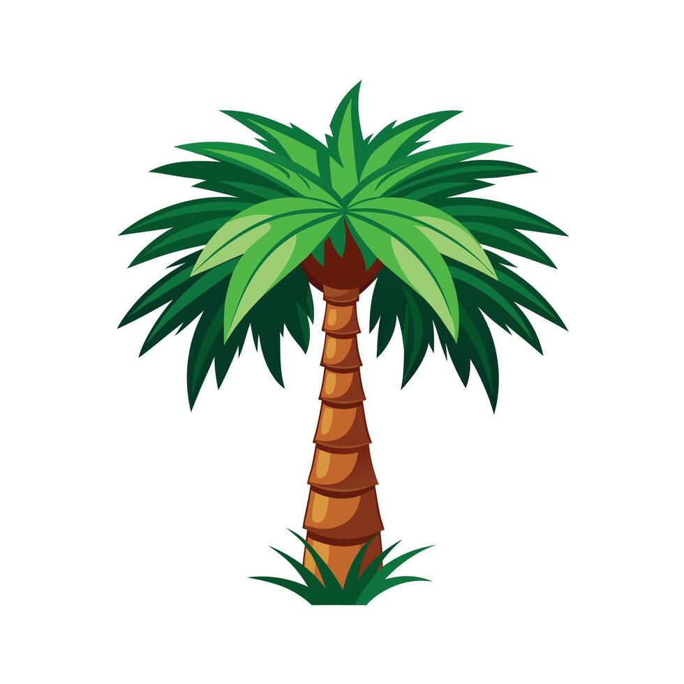 Beautiful Single Big Tree Illustration vector
