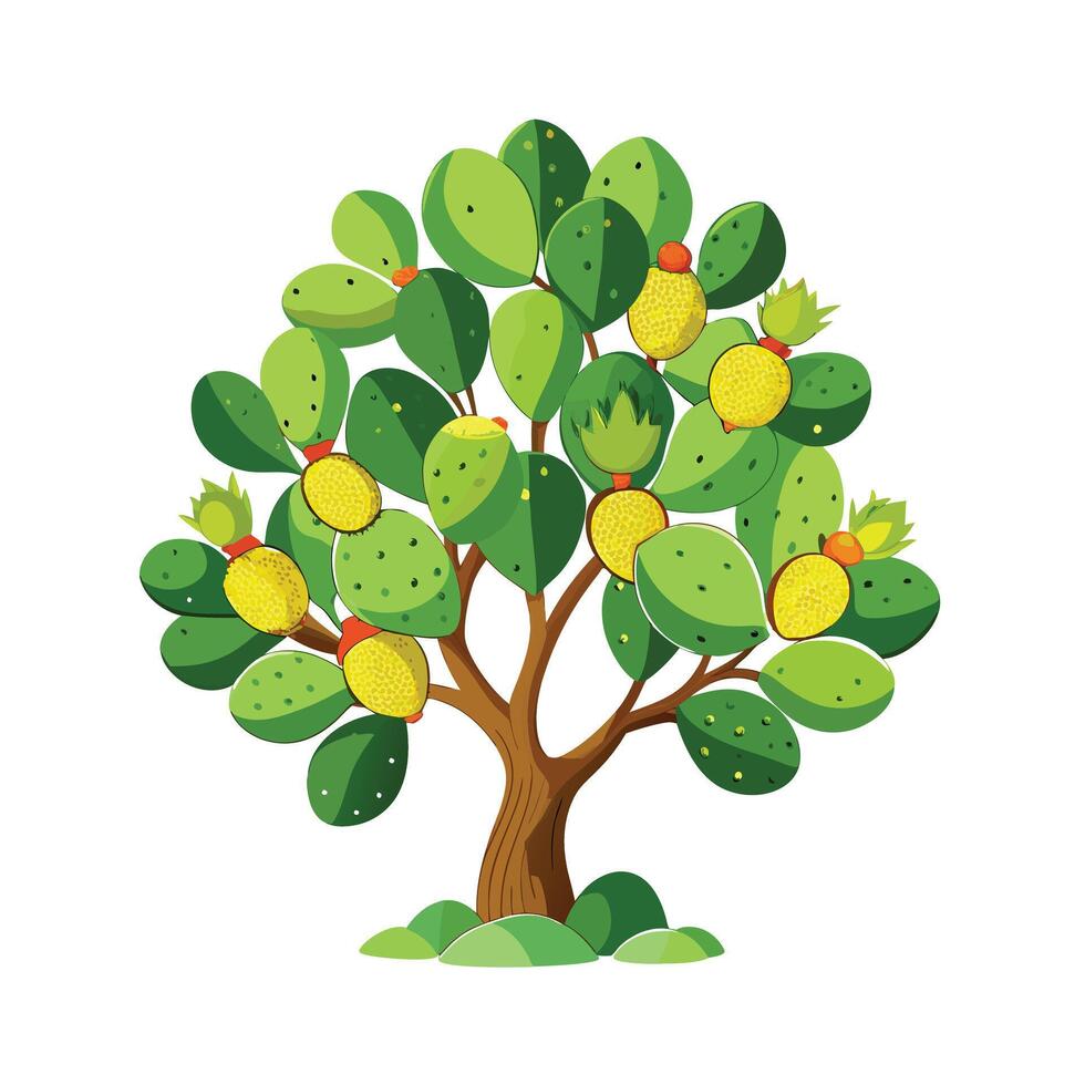 Beautiful Single Big Tree Illustration vector