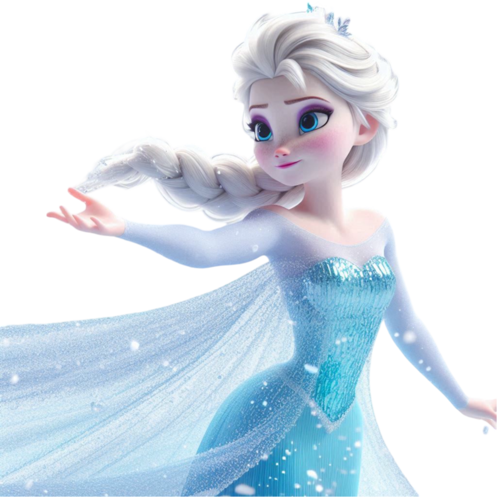 AI-Generated frozen elsa png