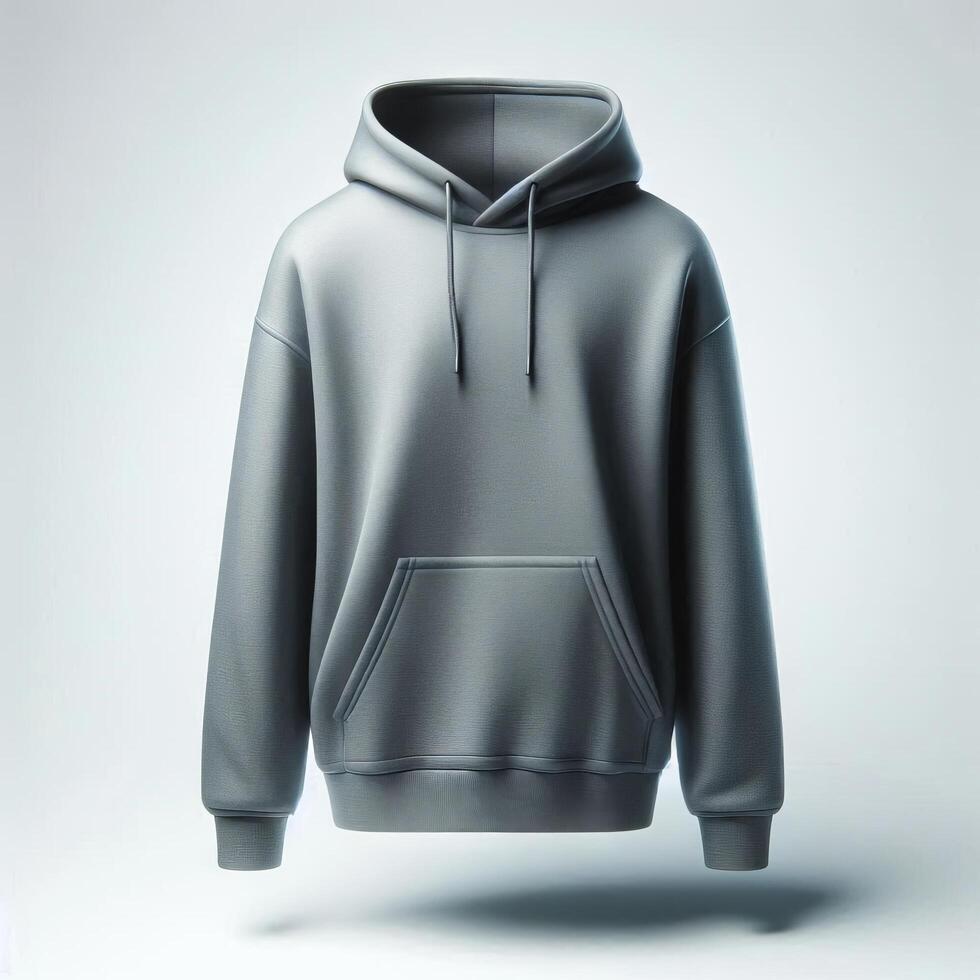 High-quality floating blank hoodies in various colors, perfect for mockups, presentations, and marketing materials photo
