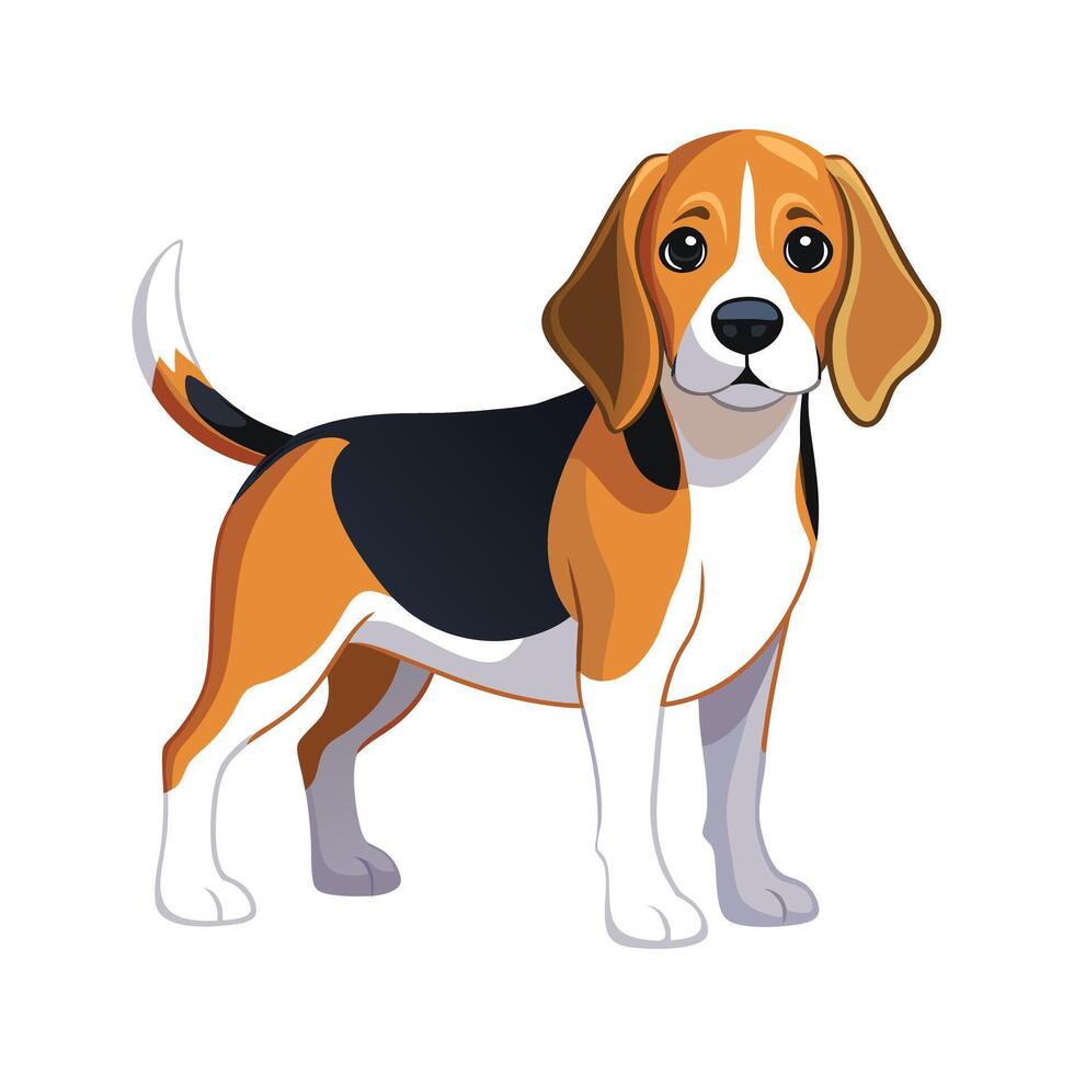 Realistic Illustration of Popular Pet Dogs vector