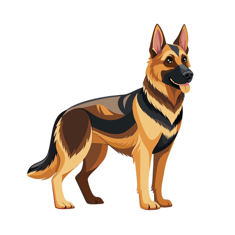 Realistic Illustration of Popular Pet Dogs vector