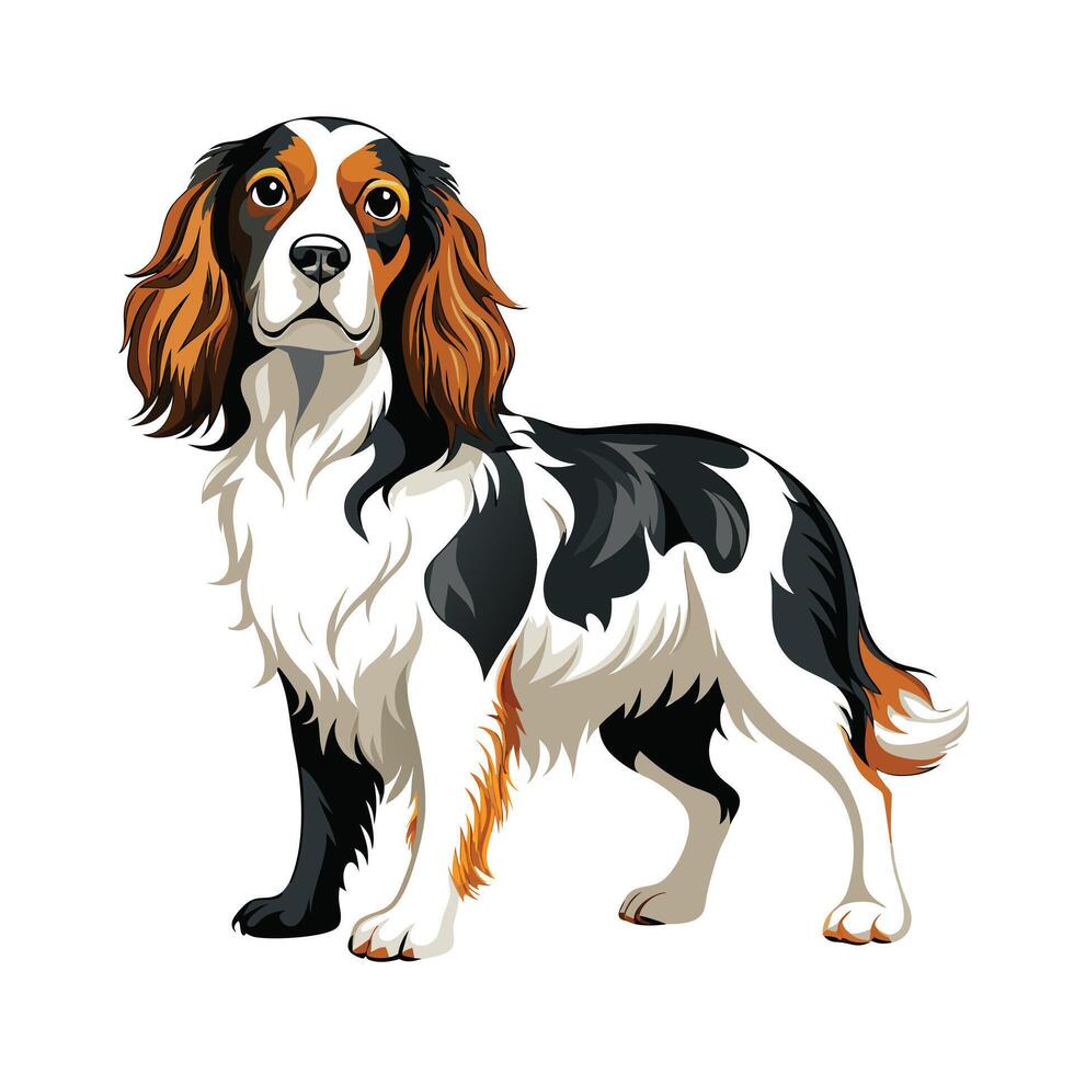 Realistic Illustration of Popular Pet Dogs vector