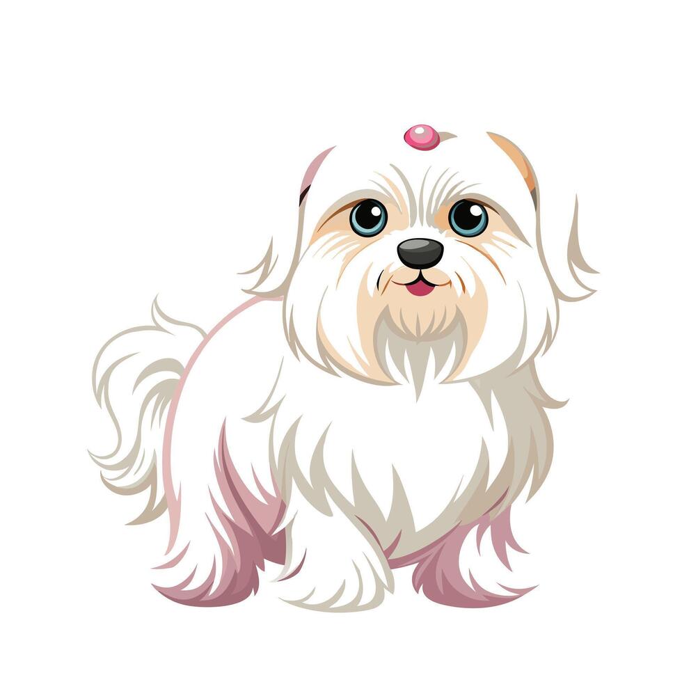 Realistic Illustration of Popular Pet Dogs vector
