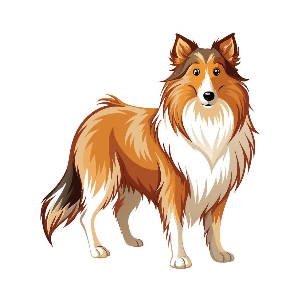 Realistic Illustration of Popular Pet Dogs vector