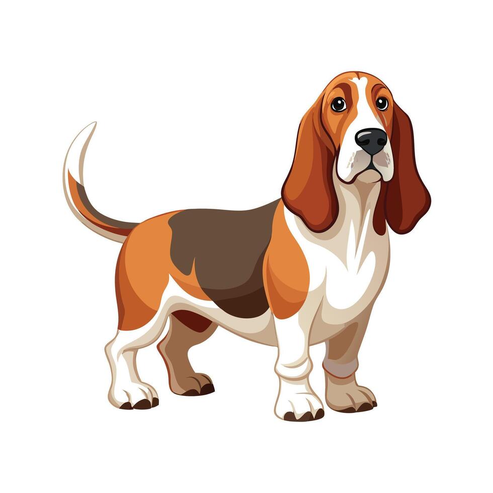 Realistic Illustration of Popular Pet Dogs vector