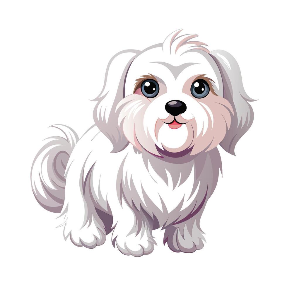 Realistic Illustration of Popular Pet Dogs vector