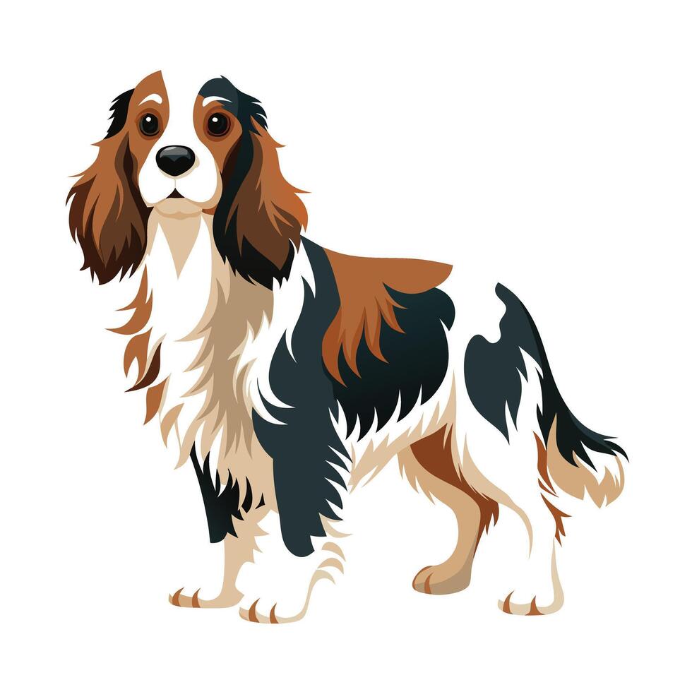 Realistic Illustration of Popular Pet Dogs vector