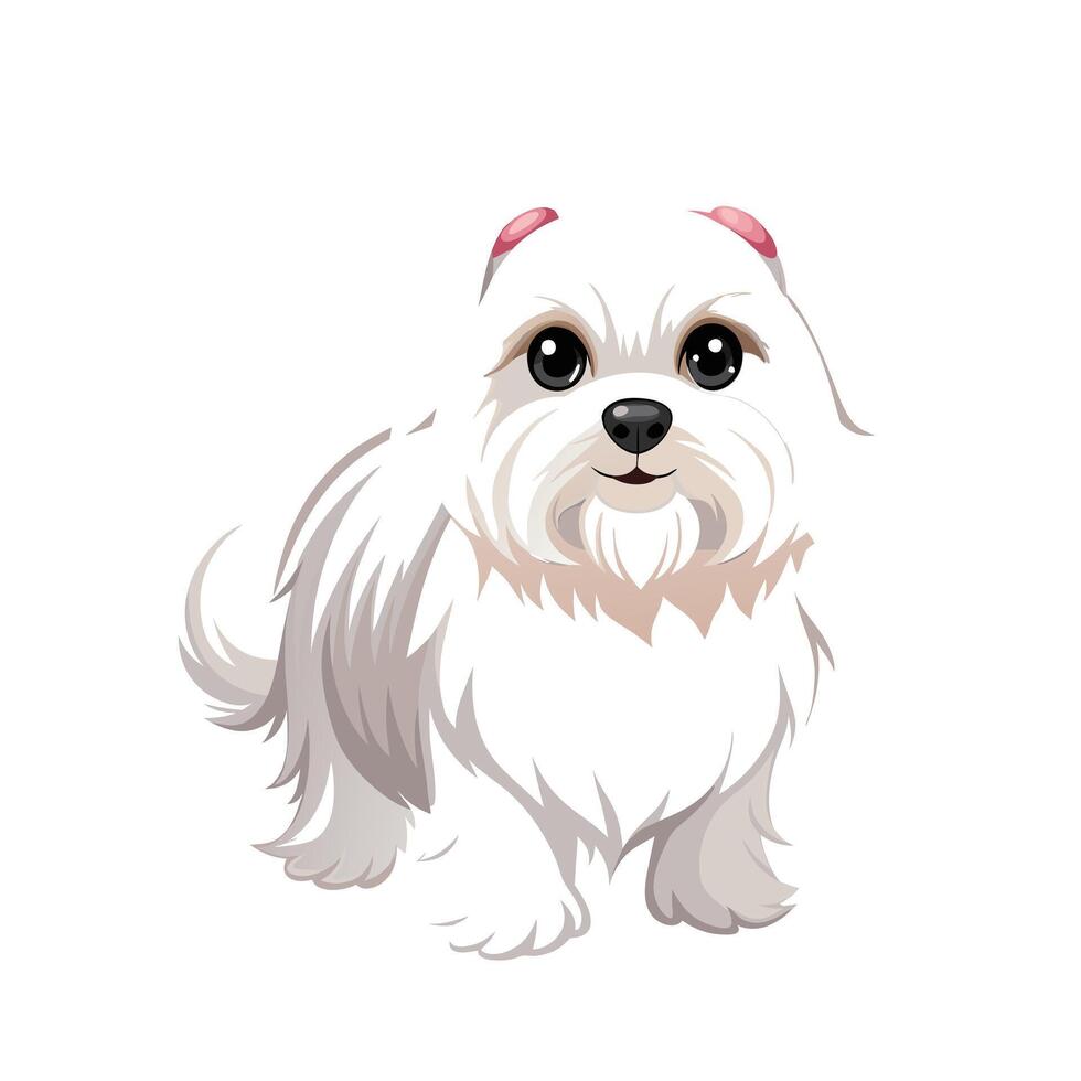 Realistic Illustration of Popular Pet Dogs vector