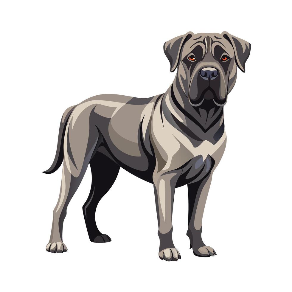 Realistic Illustration of Popular Pet Dogs vector