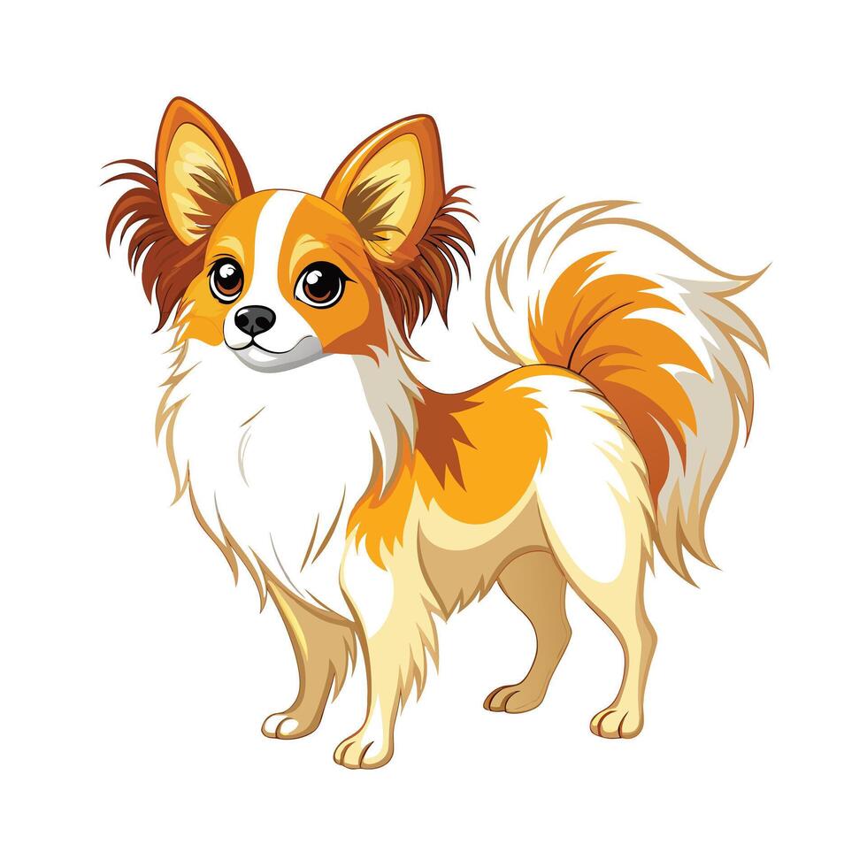 realista ilustración de popular mascota perros vector