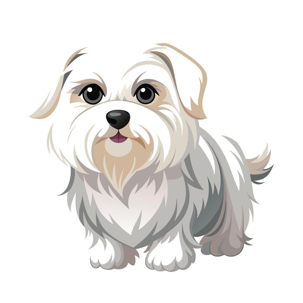 Realistic Illustration of Popular Pet Dogs vector