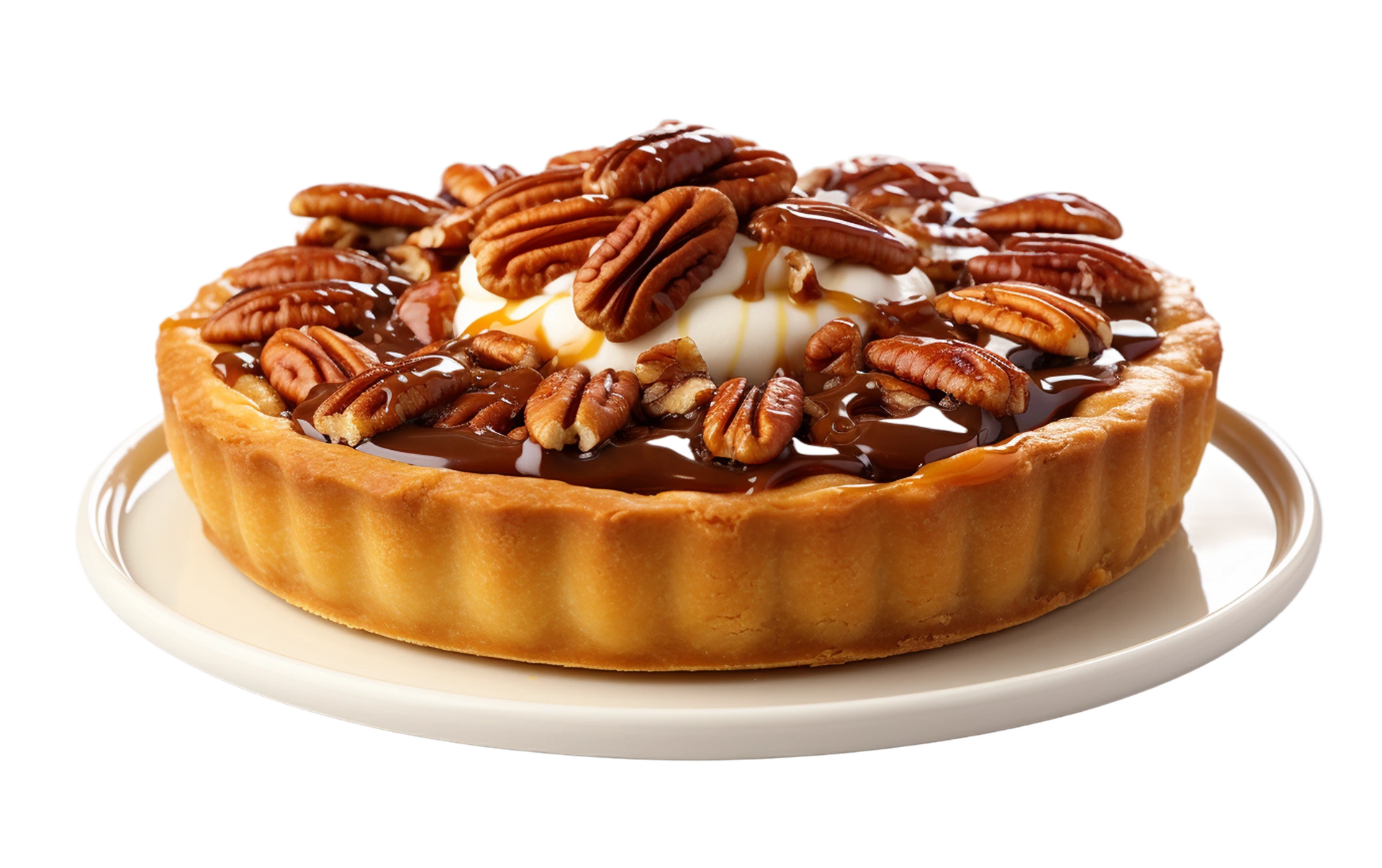 Pecan Pie on White Transparent Background 47704996 PNG