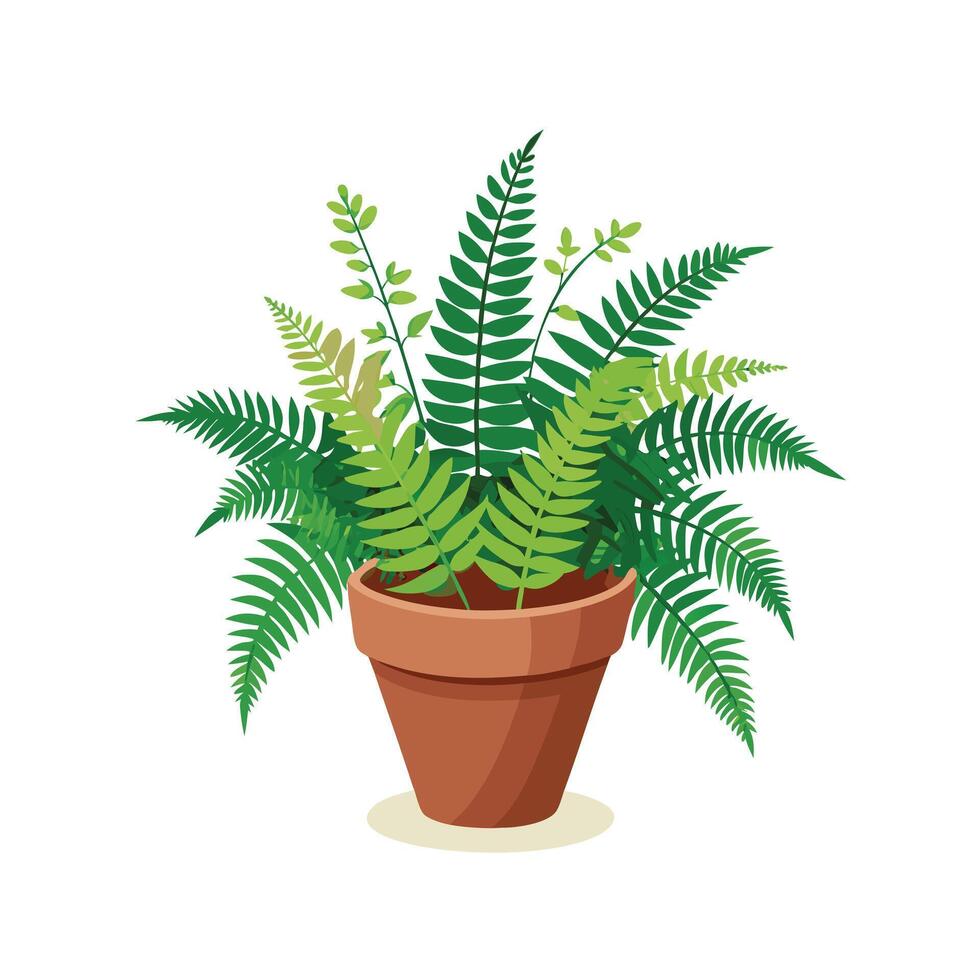 Flowerpot Houseplant Illustration vector