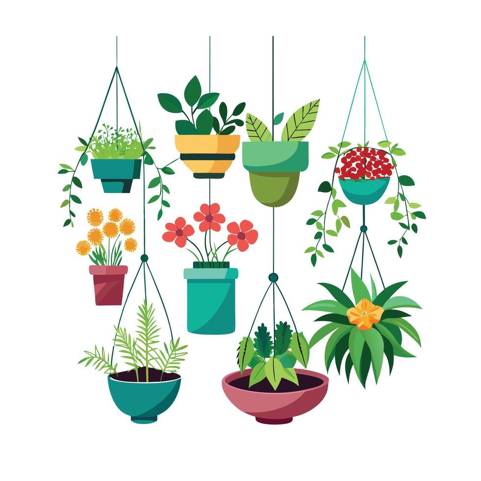 Flowerpot Houseplant Illustration vector