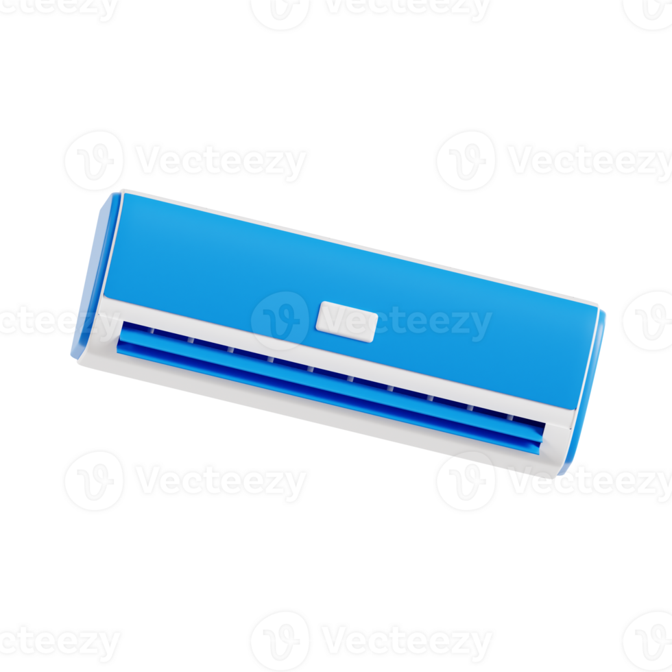Air Conditioner 3d icon, transparent background png
