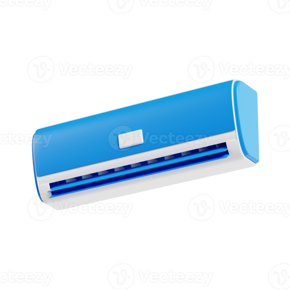 Air Conditioner 3d icon, transparent background png