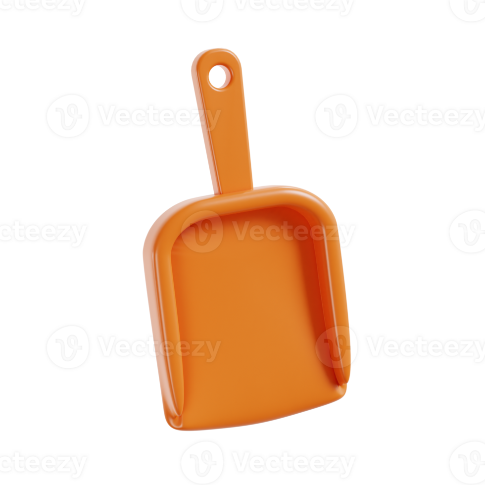 sand scoop 3d icon, transparent background png