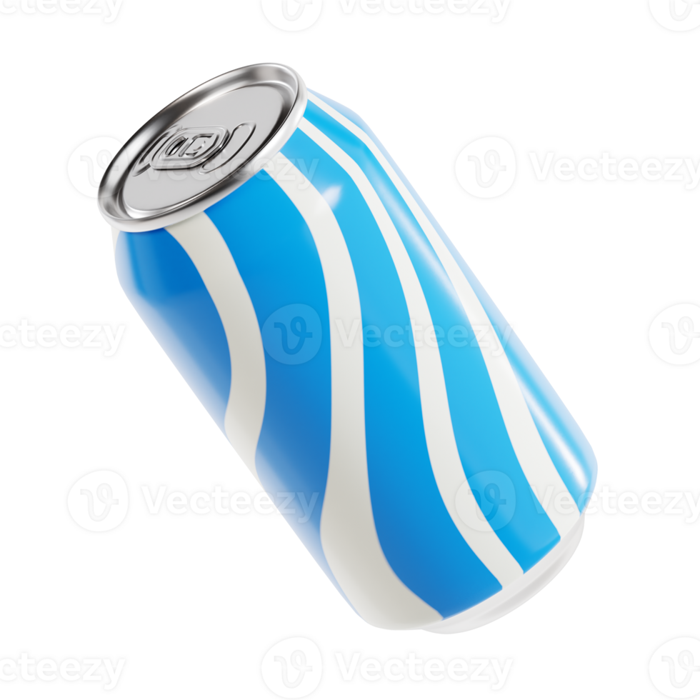 soda can 3d icon, transparent background png