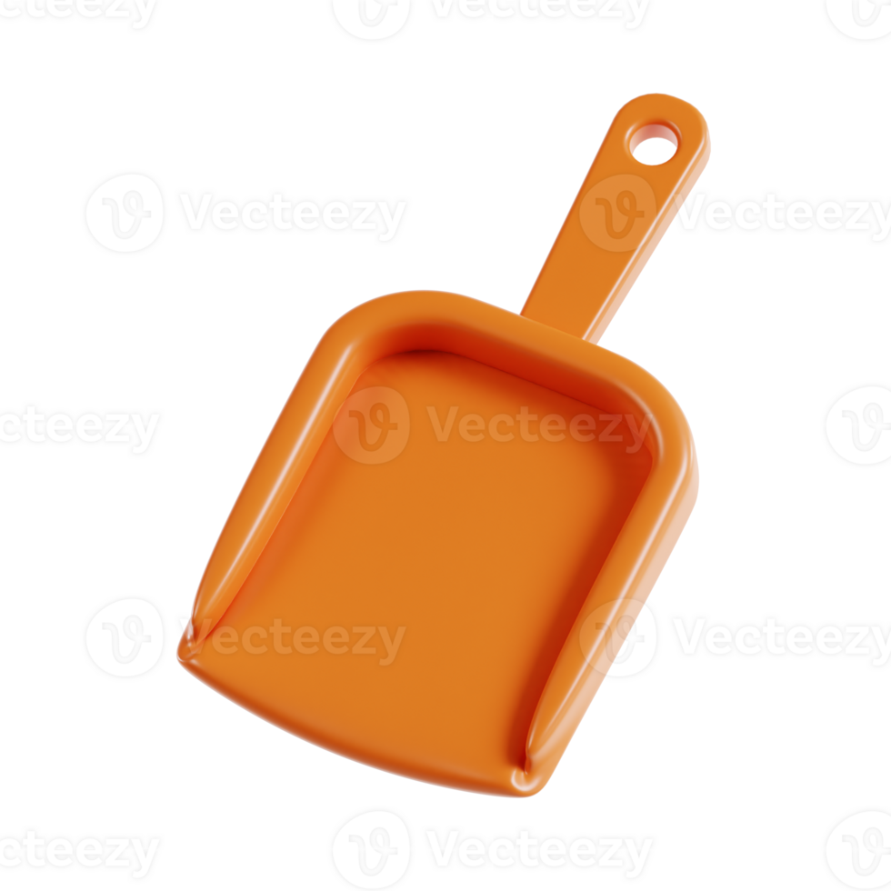 sand scoop 3d icon, transparent background png