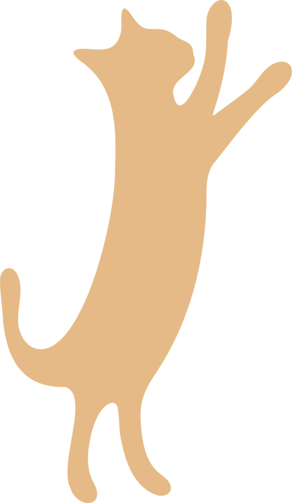 cat silhouette simple png