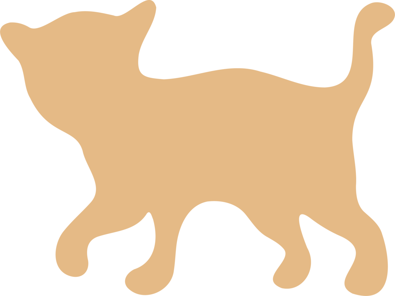 cat silhouette simple png