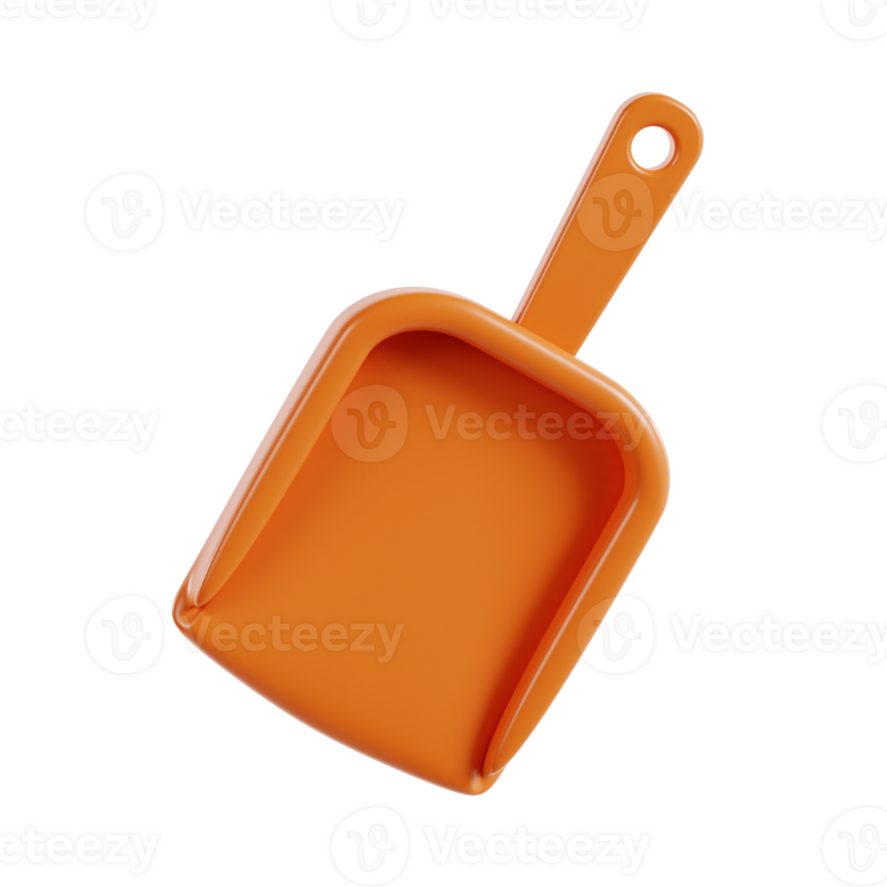 sand scoop 3d icon, transparent background png