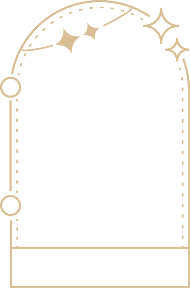 frame star aesthetic png