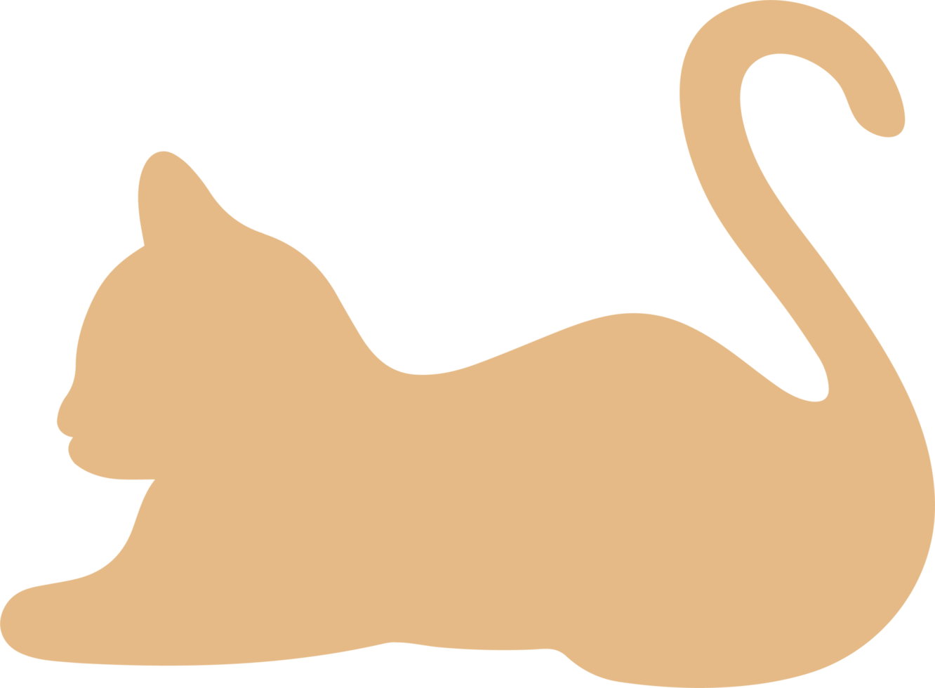 cat silhouette simple png