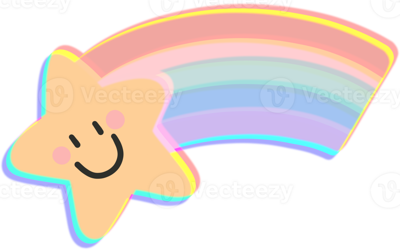 Cute shape and smile png