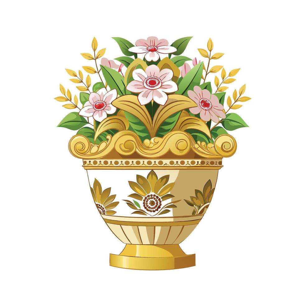 Flowerpot Houseplant Illustration vector