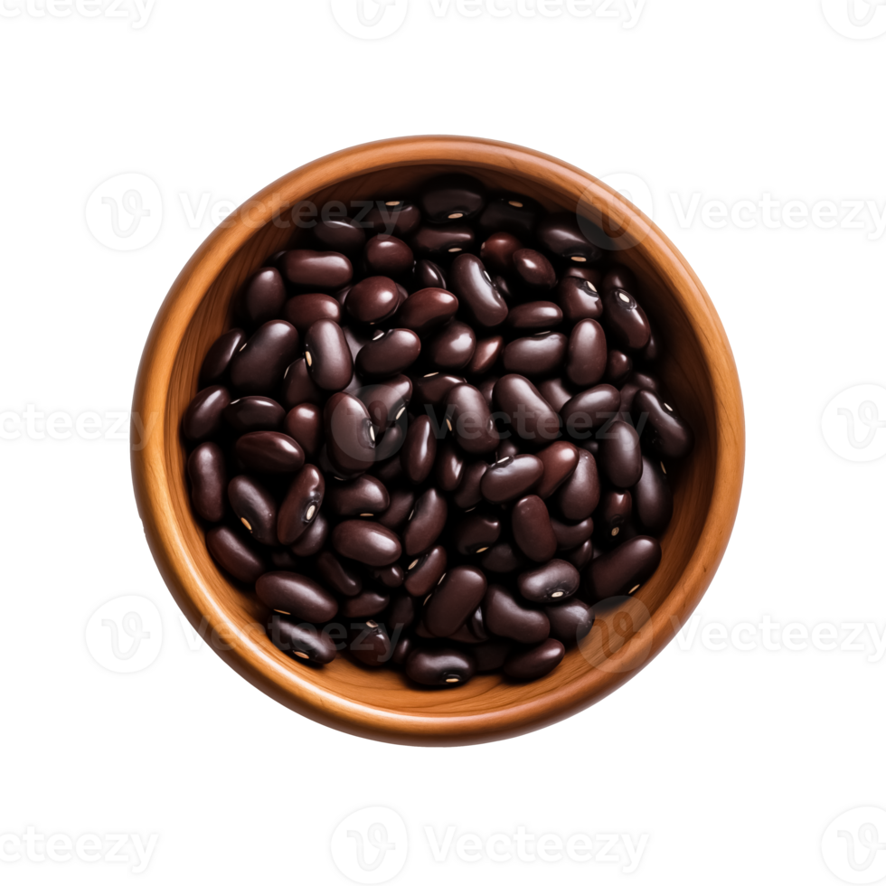 black beans with Transparent Background png