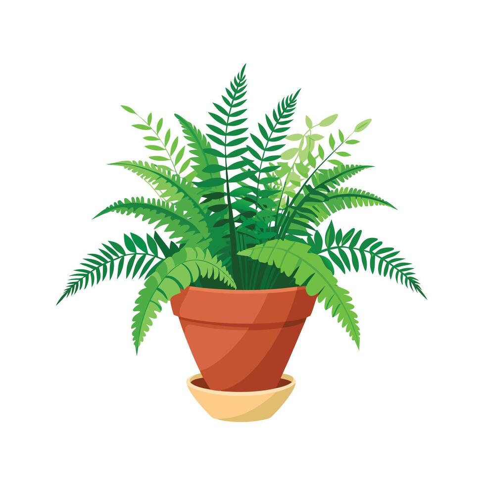 Flowerpot Houseplant Illustration vector
