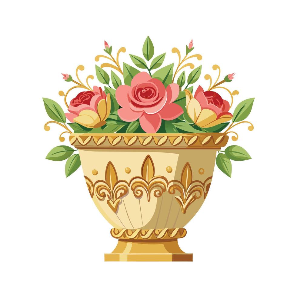 Flowerpot Houseplant Illustration vector